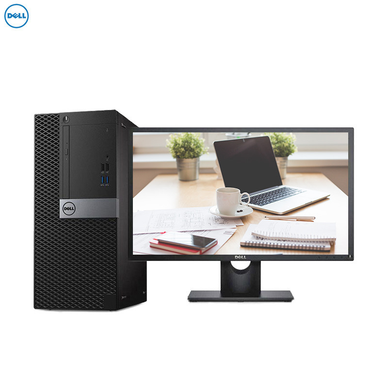 戴尔(DELL)商用Optiplex3046MT台式电脑 23英寸屏(i5-6500 8G 500G+128G固 刻录)