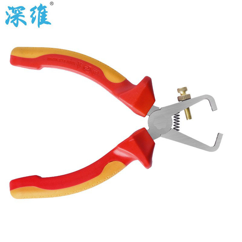 深维(SHEN WEI) SW-1108006 VDE绝缘剥线钳6”(168MM)(单位:把)