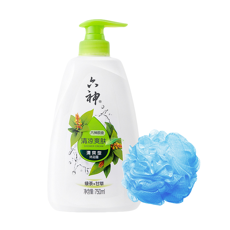 六神-清凉爽肤 沐浴露750ml
