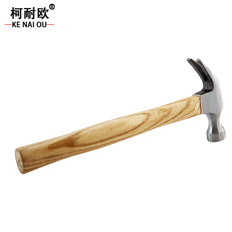 柯耐欧 工业级木柄羊角锤V型起钉锤 0.25kg 0.5kg 0.75kg 把高清大图