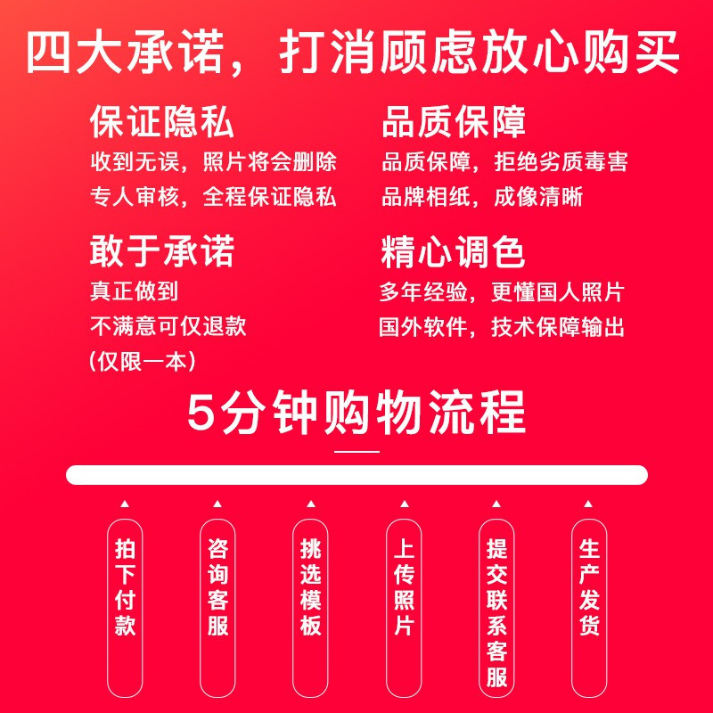 照片书定制纪念册手工情侣网红相册本diy制作相片自制创意做 三维工匠 42P[轻奢款]硬壳+特种纸