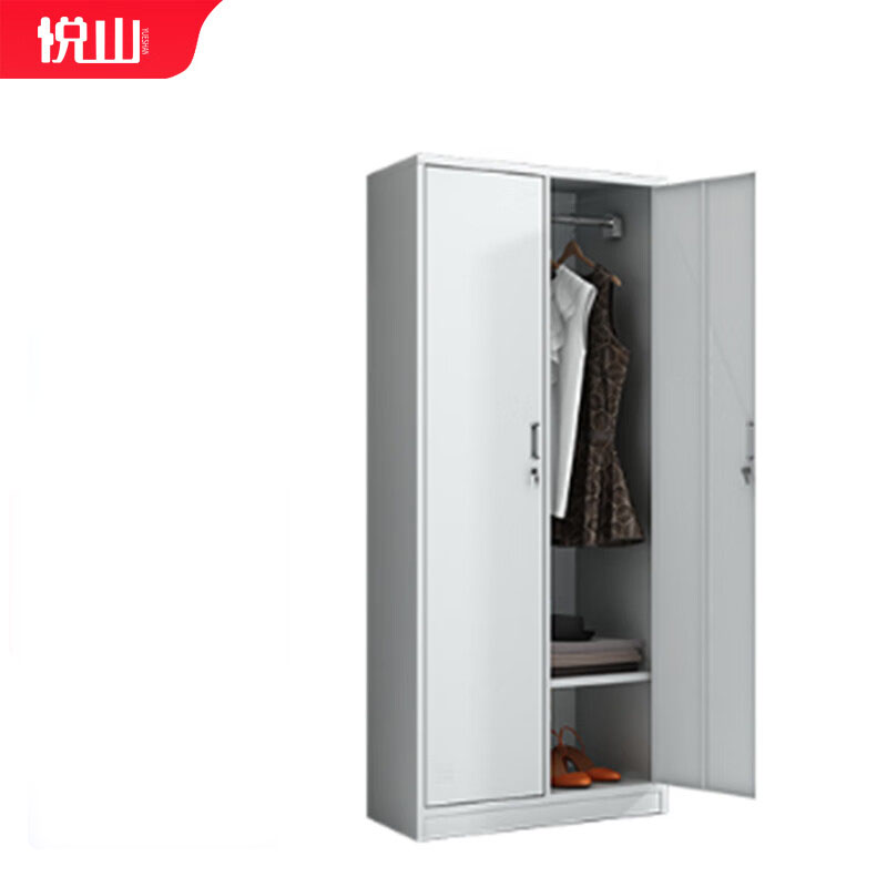 悦山更衣柜特厚钢制储物柜存包柜员工柜2门更衣柜YSOA3fo03GBZWHTB