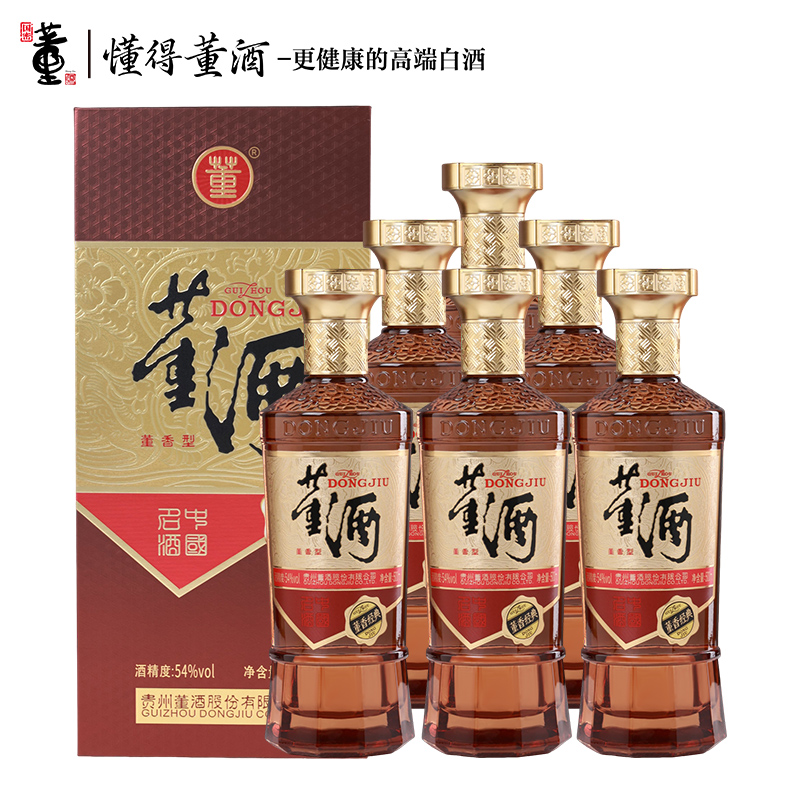 [新品首发]董酒董香经典54度500ml 整箱盒装董香型白酒宴请送礼高清大图
