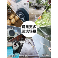 指南车(zhinanche)家用高压洗车机水泵220v大功率清洗机便携式刷车水枪抢器(8kK)