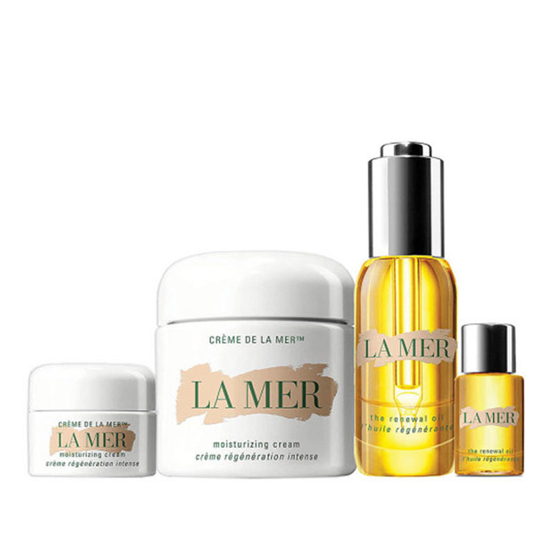 La Mer 海蓝之谜 臻璨保湿系列护肤套装:精华面霜100ml+7ml+精华油30ml+5ml