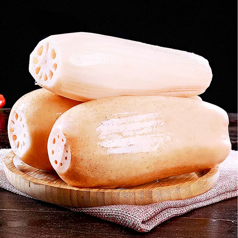 一贤生鲜湖北洪湖粉藕净重5斤当季时令蔬菜湖北特产现挖带泥九孔莲藕