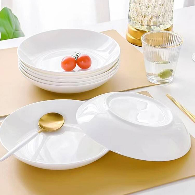 铁斯特 骨瓷餐具 饭盘 深盘 TST-G007(9寸)高清大图