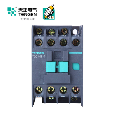 天正电气TGC1-0910 220V 50Hz 9A 3NO 1NO 3P 02010180029 交流接触器