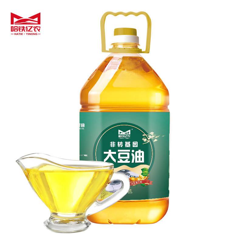 哈铁亿农 大豆油非转基因大豆油食用油5L/桶高清大图