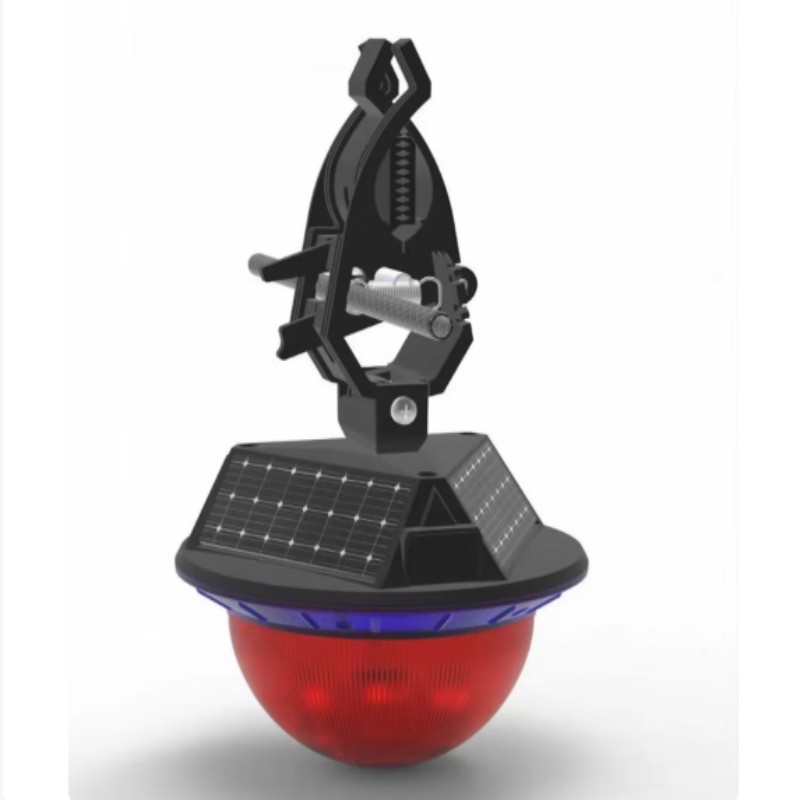 鼎鑫实业 DXSY-036 3.7V LED 太阳能警示灯 (计价单位:盏) 红色高清大图