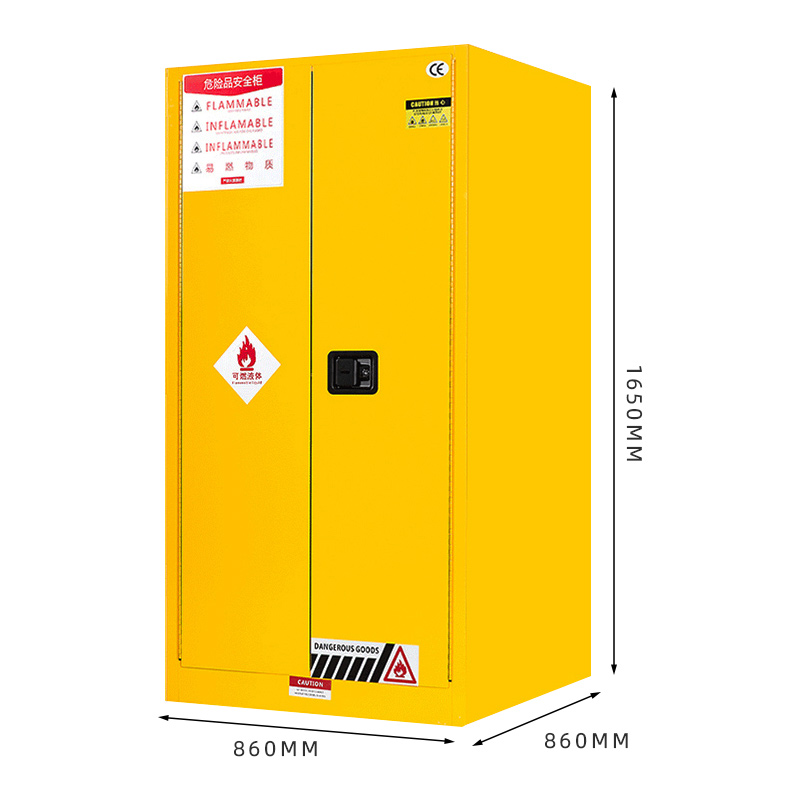 臻远zyaqg-y60工业安全柜防爆柜化学品实验柜易燃液体存储柜 60加仑黄色高清大图
