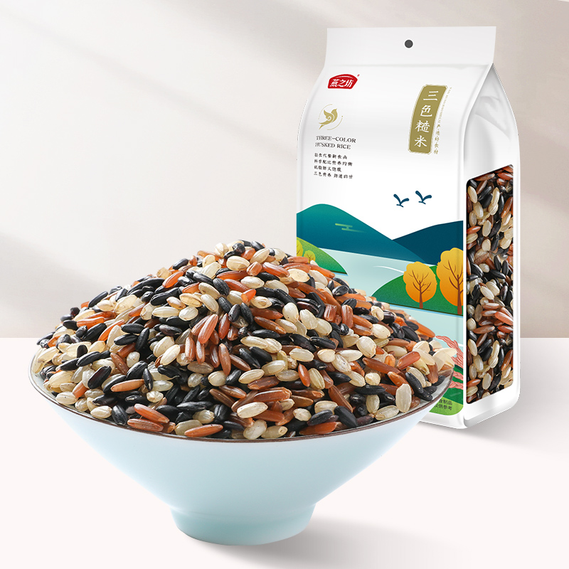 燕之坊三色糙米1kg/袋-高清大图