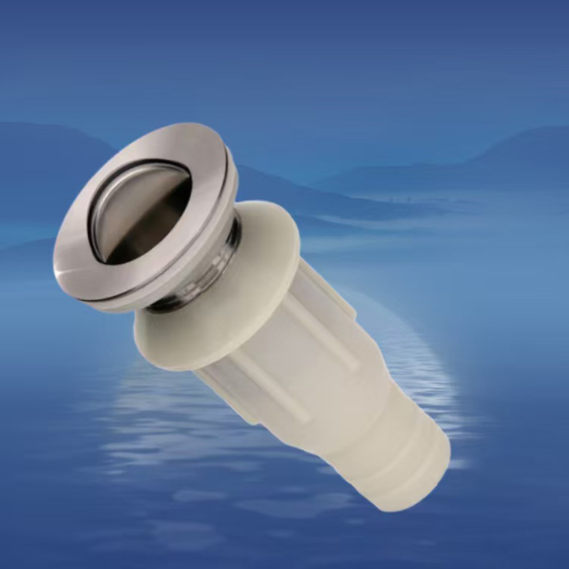 面盆下水器不锈钢下水器 带溢水口 个高清大图