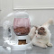 #深沉灰 猫咪自动喂食器二合一猫粮盆饮水一体宠物狗狗食盆喂猫自助投食机