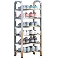 河洛伟业不锈钢鞋架六层个