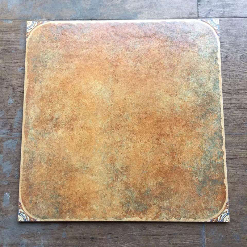 自带角花欧式田园客厅仿古砖地砖500 500卧室地板砖防滑复古瓷砖壹德