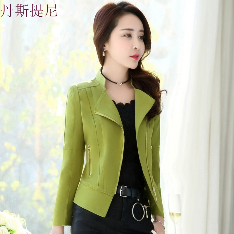 小西装女短外套2018春装短款女式小西服韩版时尚修身显瘦上衣