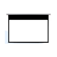 瑞驰Javes ES100-169 100英寸16:9电动遥控幕布 白玻纤投影幕布 投影仪幕布 投影机幕布