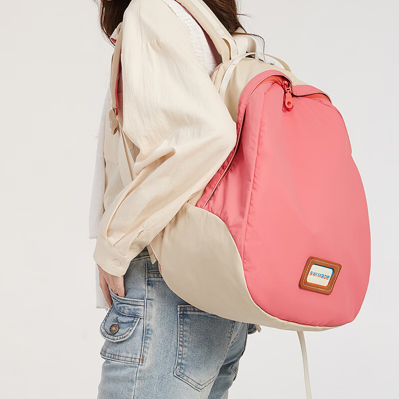 瑞制(swimade) RZ-5015 32*19*43CM 新款高级感背包女双肩旅行电脑背包男时尚潮流 粉色