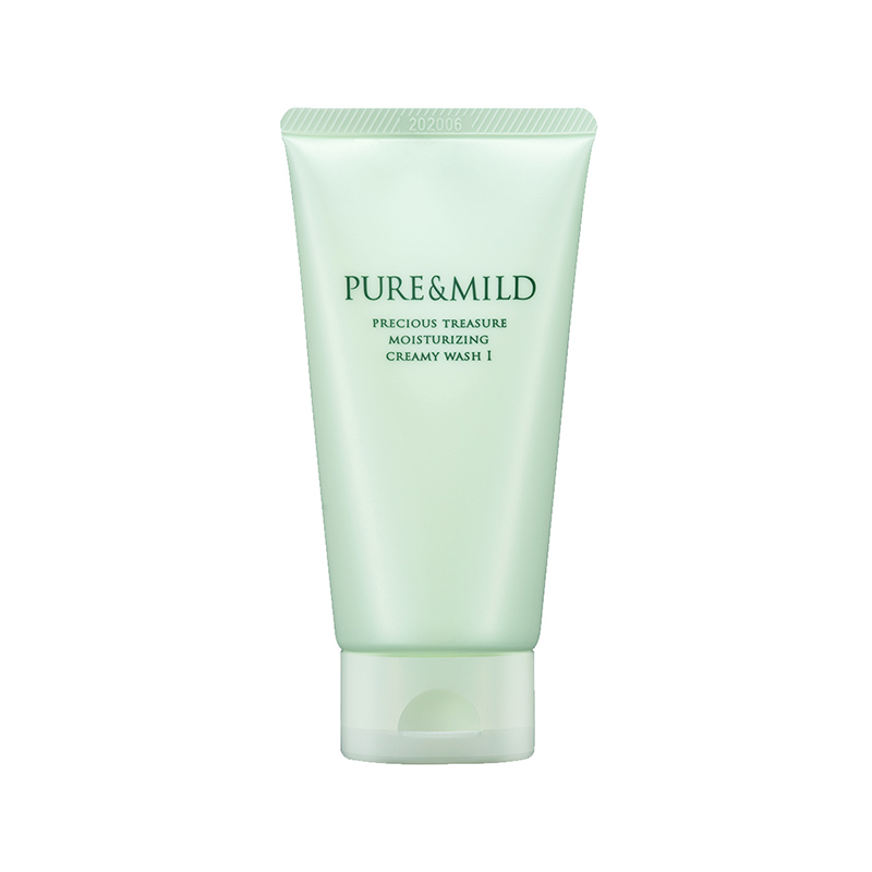 泊美 PURE&MILD 鲜纯珍萃柔润洁面膏 水润型 120g高清大图