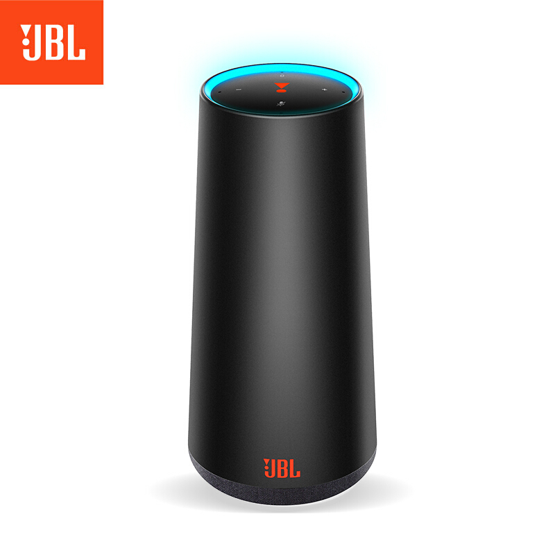 JBL TOWER SMART音乐城堡无线蓝牙音箱 智能音箱 WIFI语音声控智能家居音响 陪伴教育学习娱乐 黑色