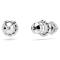 施华洛世奇(SWAROVSKI)精致闪亮小巧白钻铑镀层 studs耳钉礼物施