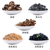 金唐(KTANG) 健康食材杂粮干货礼盒2160g 黑木耳 茶树菇 黑豆 黄豆年货新年送礼团购福利礼盒