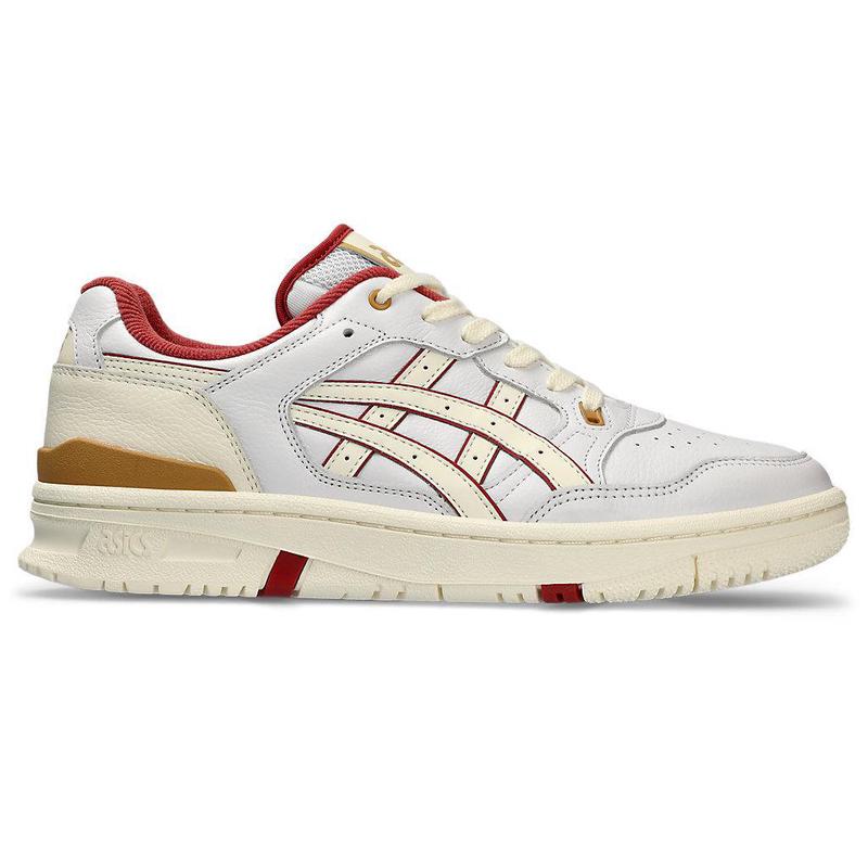 亚瑟士(ASICS)复古篮球风运动鞋日常百搭缓震训练鞋女款多功能休 White/Burnt_Red 38