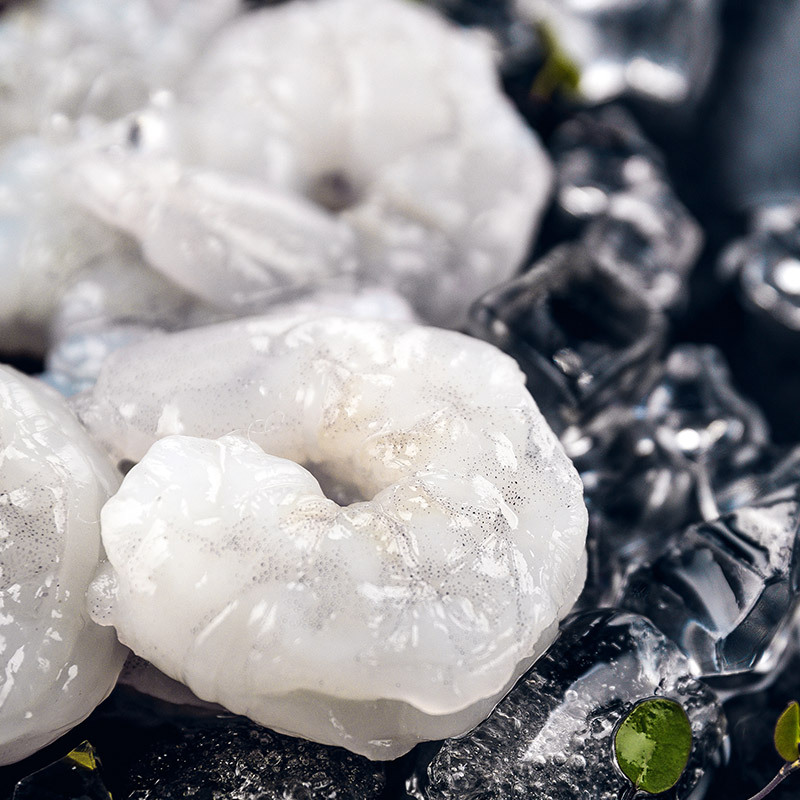 新虹寶 鲜冻白虾仁(小号)1kg/袋 156-198只 新鲜 青虾仁 冷冻 翡翠虾仁 ASC认证 海鲜水产