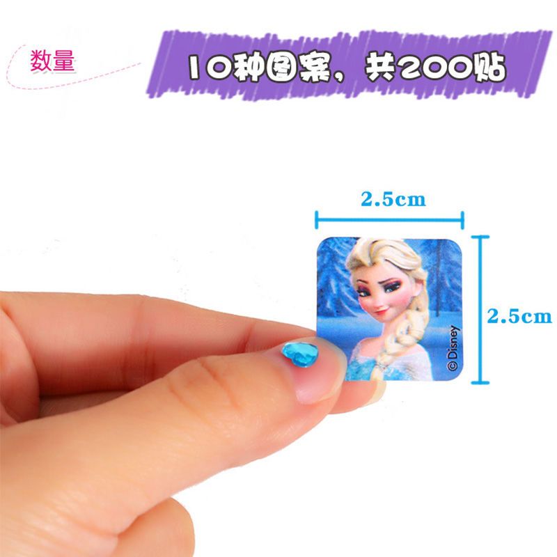 冰雪奇缘玩具贴纸贴画小公主儿童贴贴纸粘贴纸卡通|冰雪奇缘2(蝴蝶结)