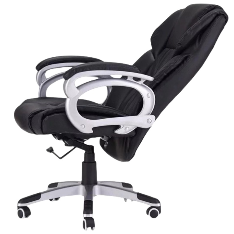 烁恒老板椅皮质把高清大图