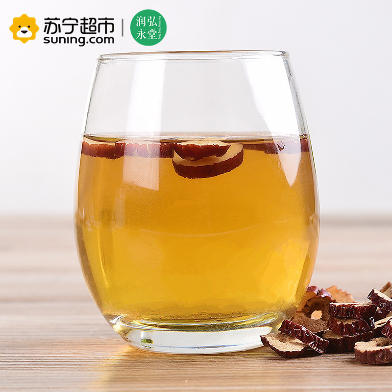[拼购25元]润弘永堂Runhongyongtang红枣脆片 红枣切片 脱水 脆甜枣圈 香甜枣片100g/罐 保健茶饮