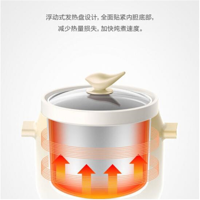 meid TGS20Y电炖锅电炖盅母婴辅食锅煮粥煲汤锅2L