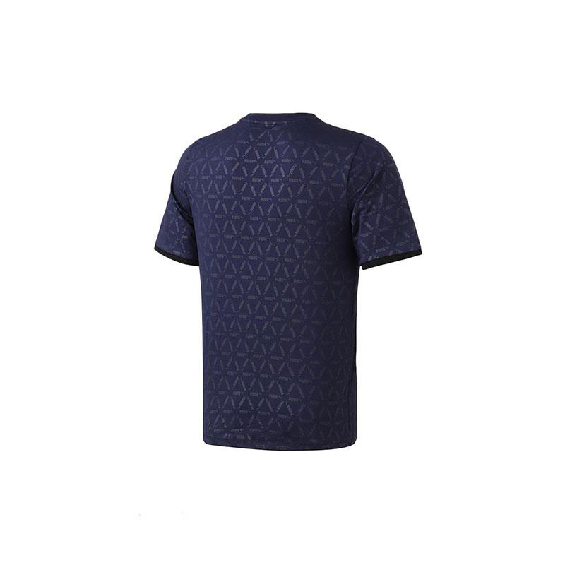 PUMA彪马男装2019春季新款运动服杨洋同款休闲服短袖T恤579079 57907906蓝色
