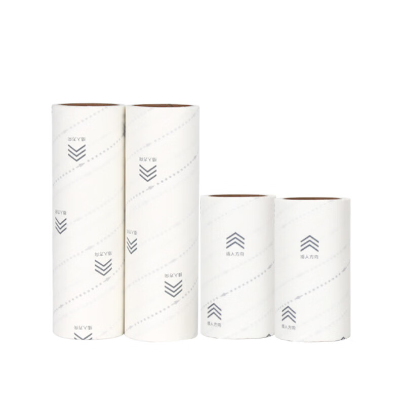 丽佳邦斜撕沾毛滚筒纸替换芯装粘尘粘毛器 a10cm斜纹好撕替换芯高清大图