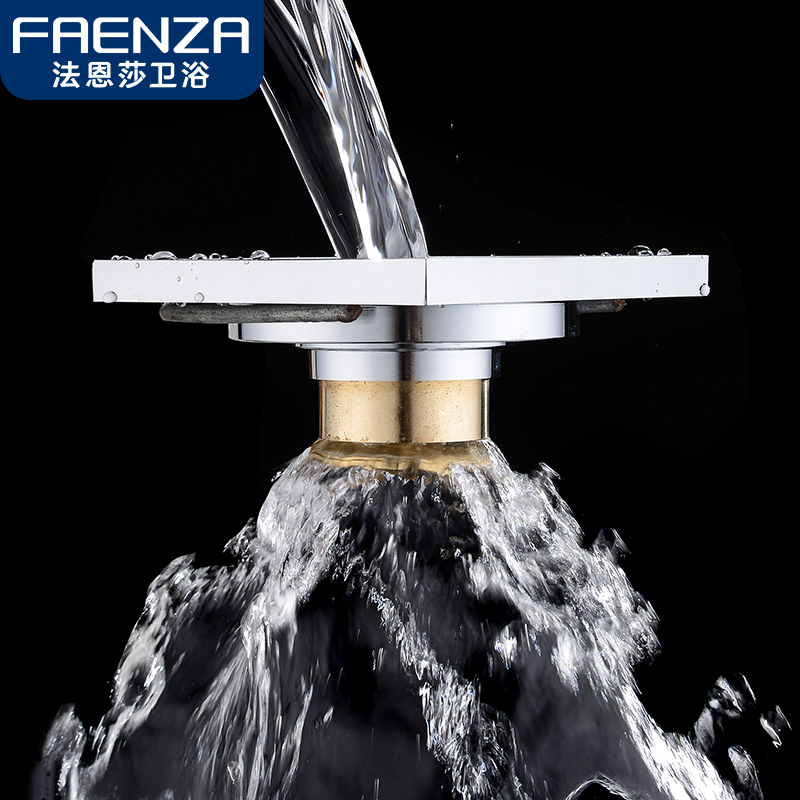 法恩莎(FAENZA)卫生间五金配件地漏防臭芯下水道防臭盖子防臭地漏盖加厚高清大图