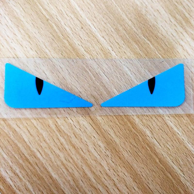 适用于车贴划痕遮挡小恶魔眼睛反光贴个卡通划痕遮挡贴创意汽车车身