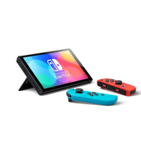 任天堂(Nintendo)Switch 家用体感游戏机 掌上游戏机 续航增强OLED 红蓝 港版+塞尔达王国之泪游戏卡带