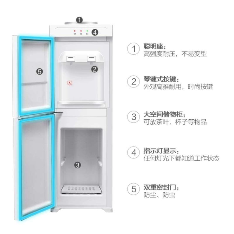 美的饮水机YR1226S-W(金色)