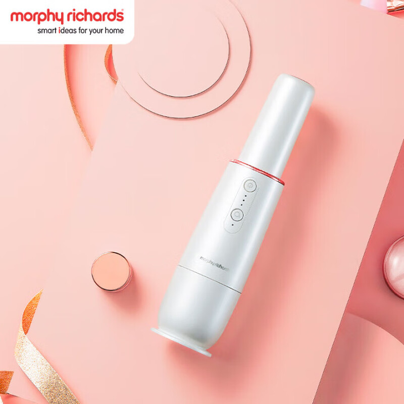 摩飞吸尘器 家用无线手持usb充电随手吸七夕情人节礼物 臭氧净化吸尘器宠物家庭适用MR3936 椰奶白