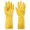 乳胶皮劳保手套4双 M码