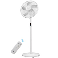 美的(Midea) 电风扇 FS40-18BR 家用落地扇客厅台地扇 轻触式按键方式遥控版控制方式摇头送风方式