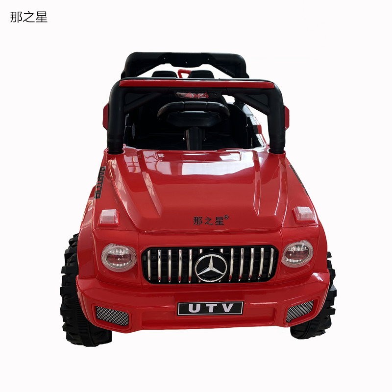 那之星 儿童电动四轮红色越野车高清大图