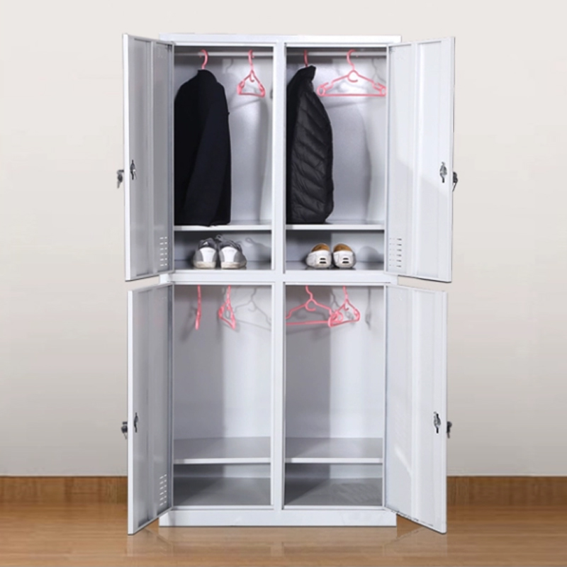 缑氏收纳柜财务档案柜资料柜加厚文件柜办公室带锁铁皮柜四门更衣柜高清大图