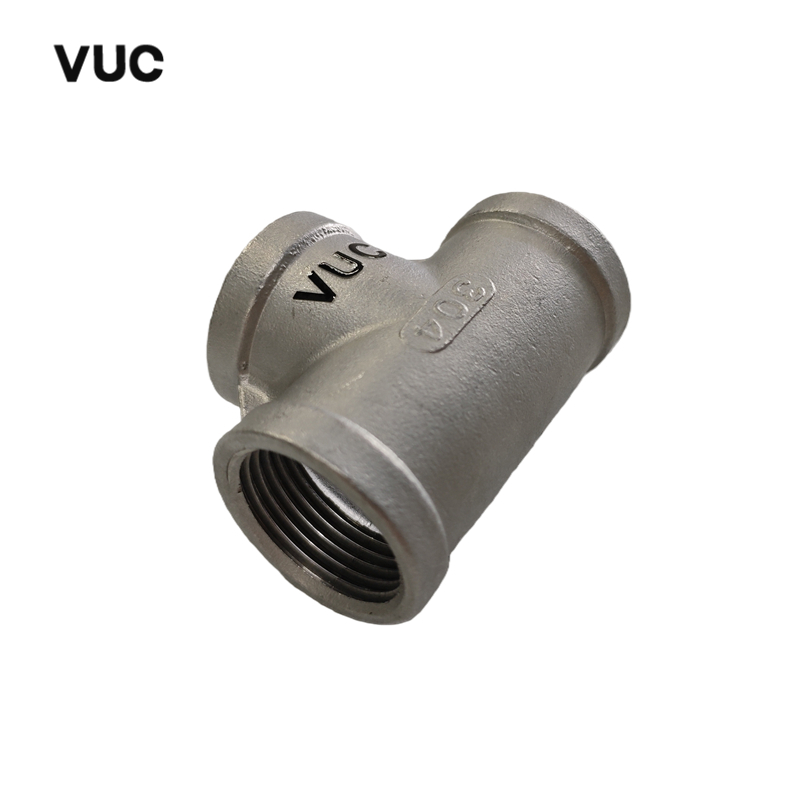 VUC 304不锈钢三通 DN40 个高清大图