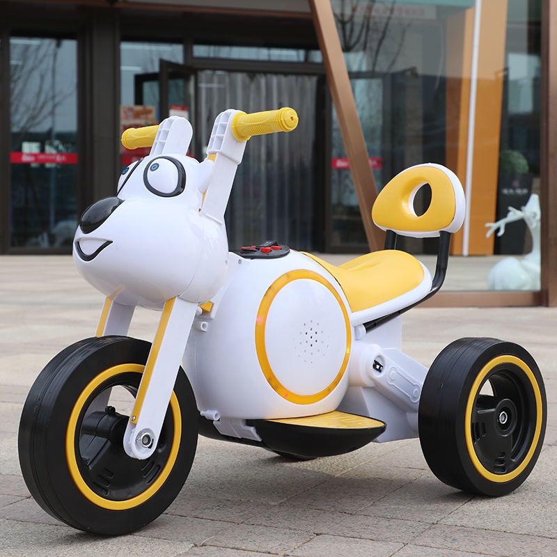 儿童电动车三轮车摩托车13宝宝男女小孩玩具车可坐人充电电瓶车凤凰