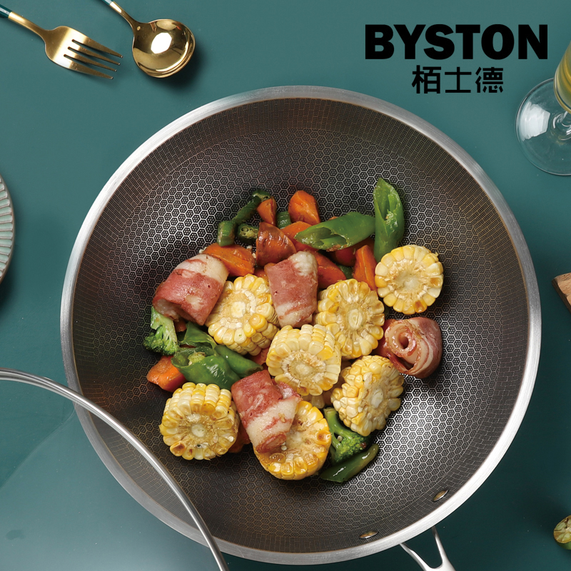 栢士德(BYSTON) 劳福斯炒锅 BST-097高清大图