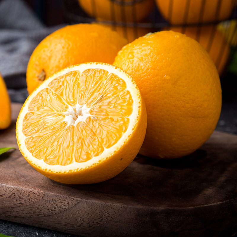 埃及进口橙6个装新鲜水果榨汁应季手剥橙