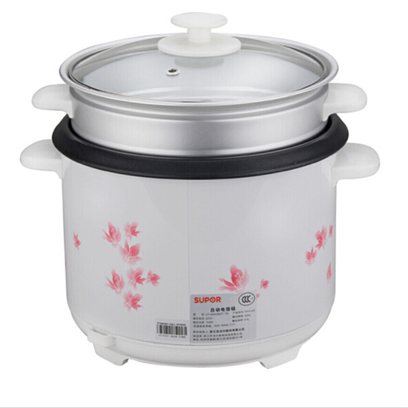 苏泊尔CFXB40B2T-65电饭锅机械不粘内胆 老式 高性价比4L带蒸笼
