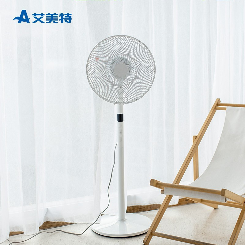 艾美特(Airmate)七叶通风落地扇/家用直流变频/节能低噪风扇/32档调速定时遥控电风扇 CS35-RD1